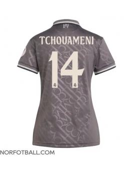 Billige Fotballdrakt Real Madrid Aurelien Tchouameni #14 Replika Tredjedrakt Dame 2024-25 Kortermet